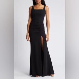 Corset Sleeveless Ruched Gown